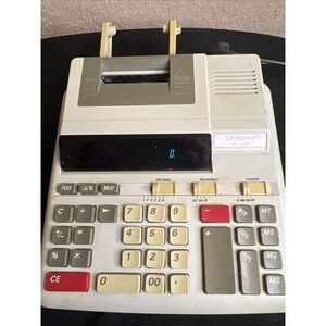 Unisonic XL-1257 Electronic Calculator Printer Works Read